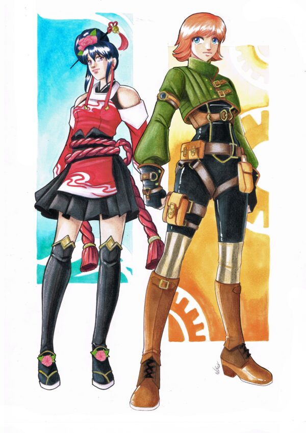 Duo pour cours de Manga à Froggy Art
